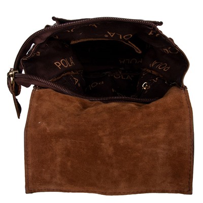 Мужская кожаная сумка 5211 коричневая