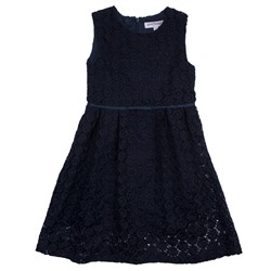 Темно-синее платье для девочки 472009