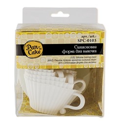 Формы для выпечки силиконовые "Pan-Cake" SPC-0103 набор 7.5 x 7.5 x 4.5 см 6 шт чашки/блюдца