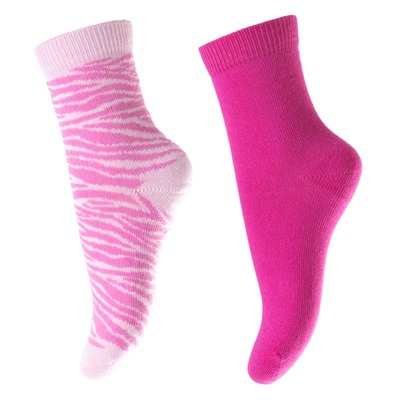 Розовые носки, 2 пары в комплекте для девочки 172086