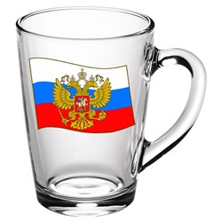 Кружка для чая 300мл (Герб на флаге) 334-Д