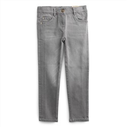 Серые брюки джинсовые для девочки 382065