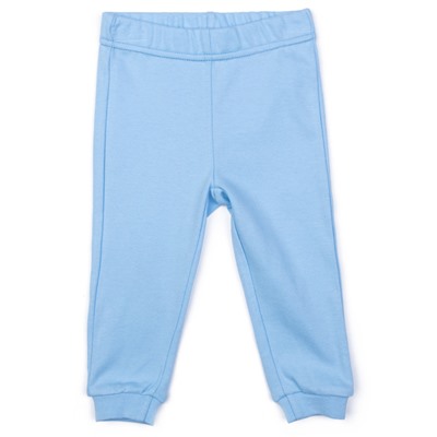 Голубой комплект: футболка с длинным рукавом, брюки для мальчика 577801