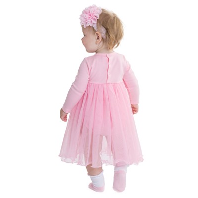 Светло-розовое платье для девочки 478802