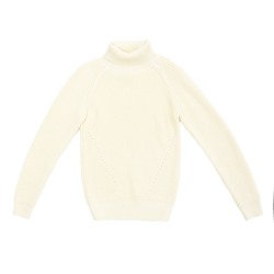 Белый свитер для девочки 382108