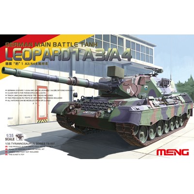 "MENG" TS-007 "танк" German Main Battle Tank Leopard 1 A3/A4 1/35