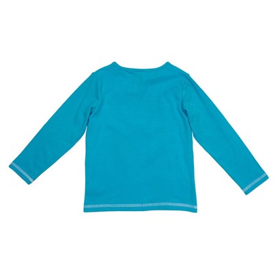 Голубая футболка с длинным рукавом для мальчика 979398