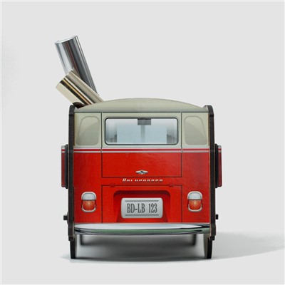 Настольный органайзер VW T1 Camper - красный / Бренд: BadLab /