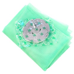 Сетка антимоскитная на окно 0,75х2м, зеленый, репейная лента 5,6м, в упаковке (Россия)
