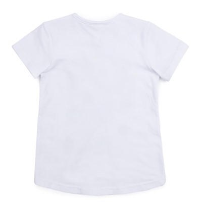 Белая футболка для девочки 282007