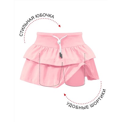 Детская юбка-шорты KETMIN Bright Summer цв.Розовый