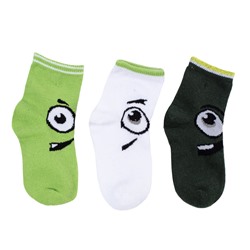 Разноцветные носки, 3 пары в комплекте для мальчика 387133
