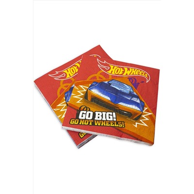 ND Play, Салфетки бумажные трехслойные Hot Wheels 20 шт ND Play