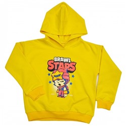Толстовка детская "Brawl Stars - Sandy" для девочки (желтый)