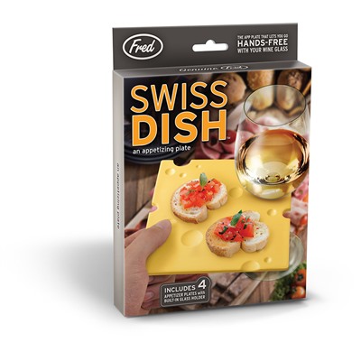 Мини поднос Swiss Dish (набор 4 шт.) / Бренд: Fred&Friends /