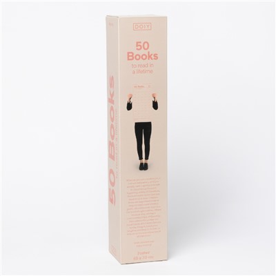 Постер «50 книг, которые нужно прочитать в жизни» / Бренд: Doiy /