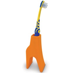 Держатель для зубной щетки Giraffe оранжевый /бренд J-me/
