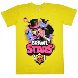 Футболка подростковая "Brawl Stars - Мортис" (желтый)