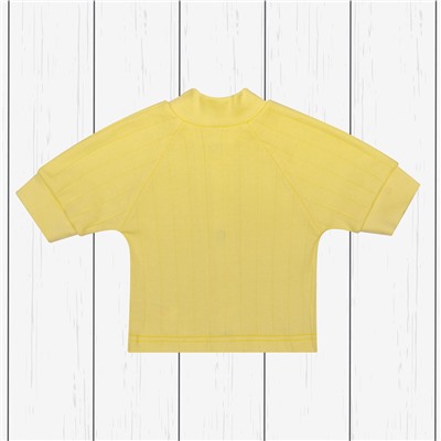 Кофточка хлопковая для новорожденного арт.105г-желтый