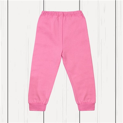 Детские штанишки на манжетах арт.430г-розовый