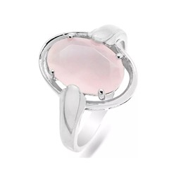 Кольцо, розовый кварц, МЦВА31