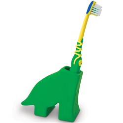 Держатель для зубной щетки Dinosaur зеленый /бренд J-me/