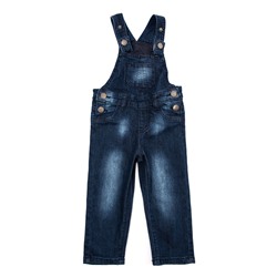 Темно-синий полукомбинезон джинсовый для мальчика 387017