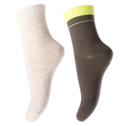 Темно-серые носки, 2 пары в комплекте для мальчика 171131