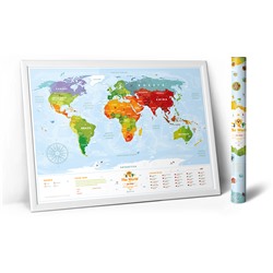 Карта Travel Map Kids Sights / Бренд: 1DEA.me /