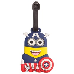 Бирка багажная - Minions: Captain America