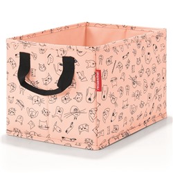 Коробка для хранения детская Storagebox cats and dogs rose / Бренд: Reisenthel /