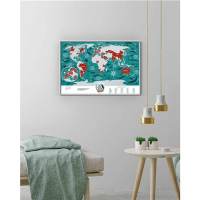Карта Travel Map Marine World / Бренд: 1DEA.me /