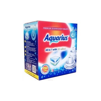 Таблетки для ПММ "Aquarius" ALLin1 (mega) 150 штук