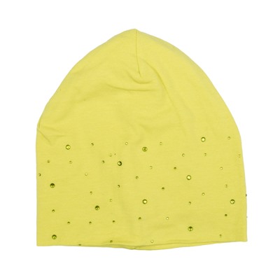 Желтая шапка,  2шт. в комплекте для девочки 172127