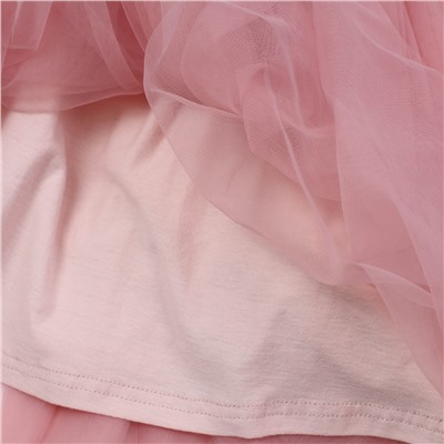 Светло-розовое платье для девочки 488003