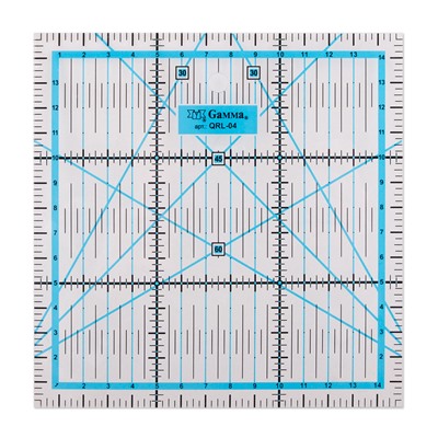 "Gamma" Линейка для пэчворка QRL-04 15 x 15 см пластик