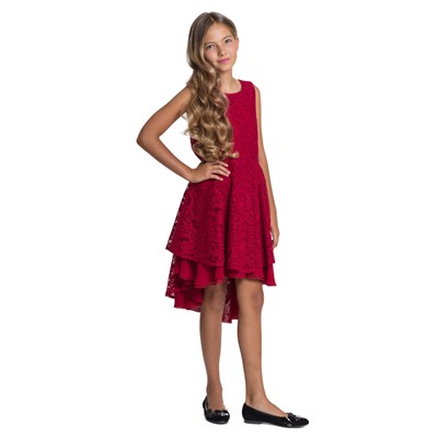 Красное платье для девочки 474001