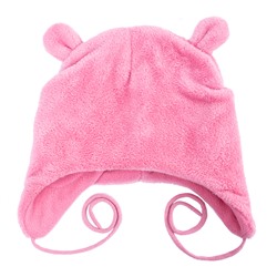 Светло-розовая шапка для девочки 388128