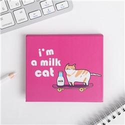 Набор стикеров "I'm a milk cat", 7 блоков бумаг по 30 листов