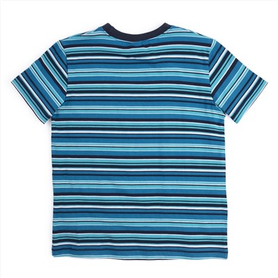 Темно-синяя футболка для мальчика 181106