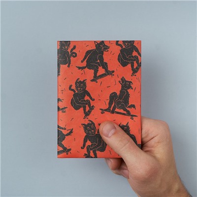 Обложка на паспорт New Skate, оранжевая / Бренд: New wallet /
