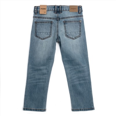 Синие брюки джинсовые для мальчика 181154