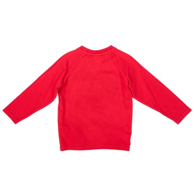 Красная футболка с длинным рукавом для мальчика 577003