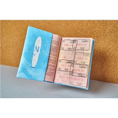 Обложка на паспорт NEW WALLET - New Taxe;сделан из Tyvek® / Бренд: New wallet /