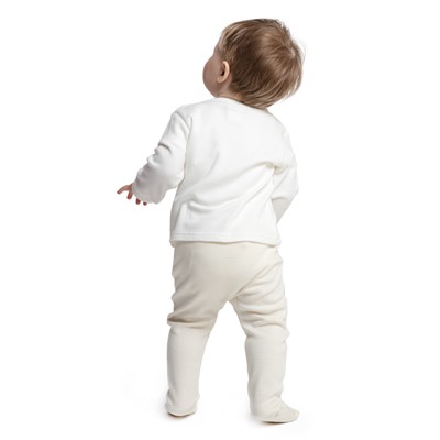Белый комплект: боди, кофточка, ползунки для мальчика 577804