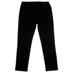 Черные брюки джинсовые для девочки 372016