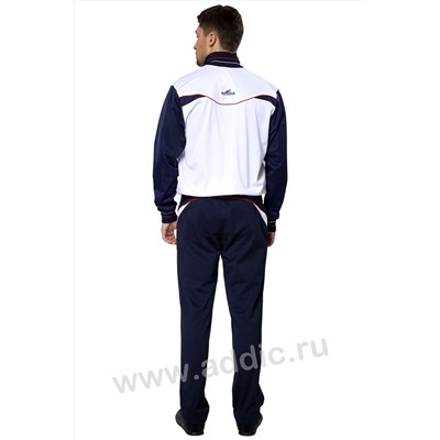 Белый мужской спортивный костюм 10M-00-330 Addic Sport