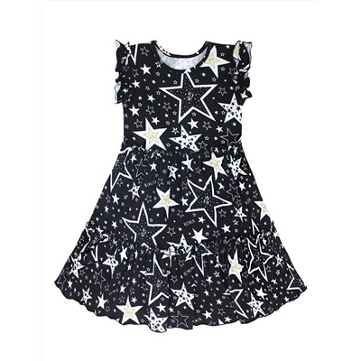 Платье для девочки KETMIN КОКЕТКА цв.STAR KM чёрный