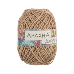 Пряжа "ARACHNA" "Jute" 100% джут 5 х 100 г ± 10 г 90 м ± 5 м