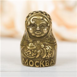 Напёрсток сувенирный «Москва», латунь